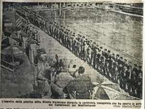 Inaugurazione gare nuoto 1944